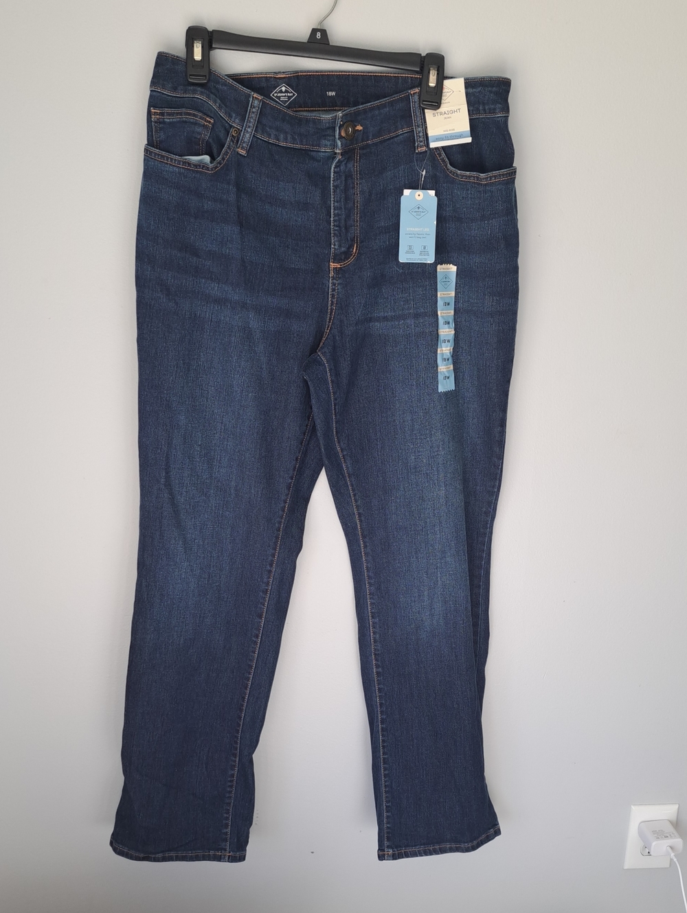 St. John's Bay Indigo Straight Leg Jeans